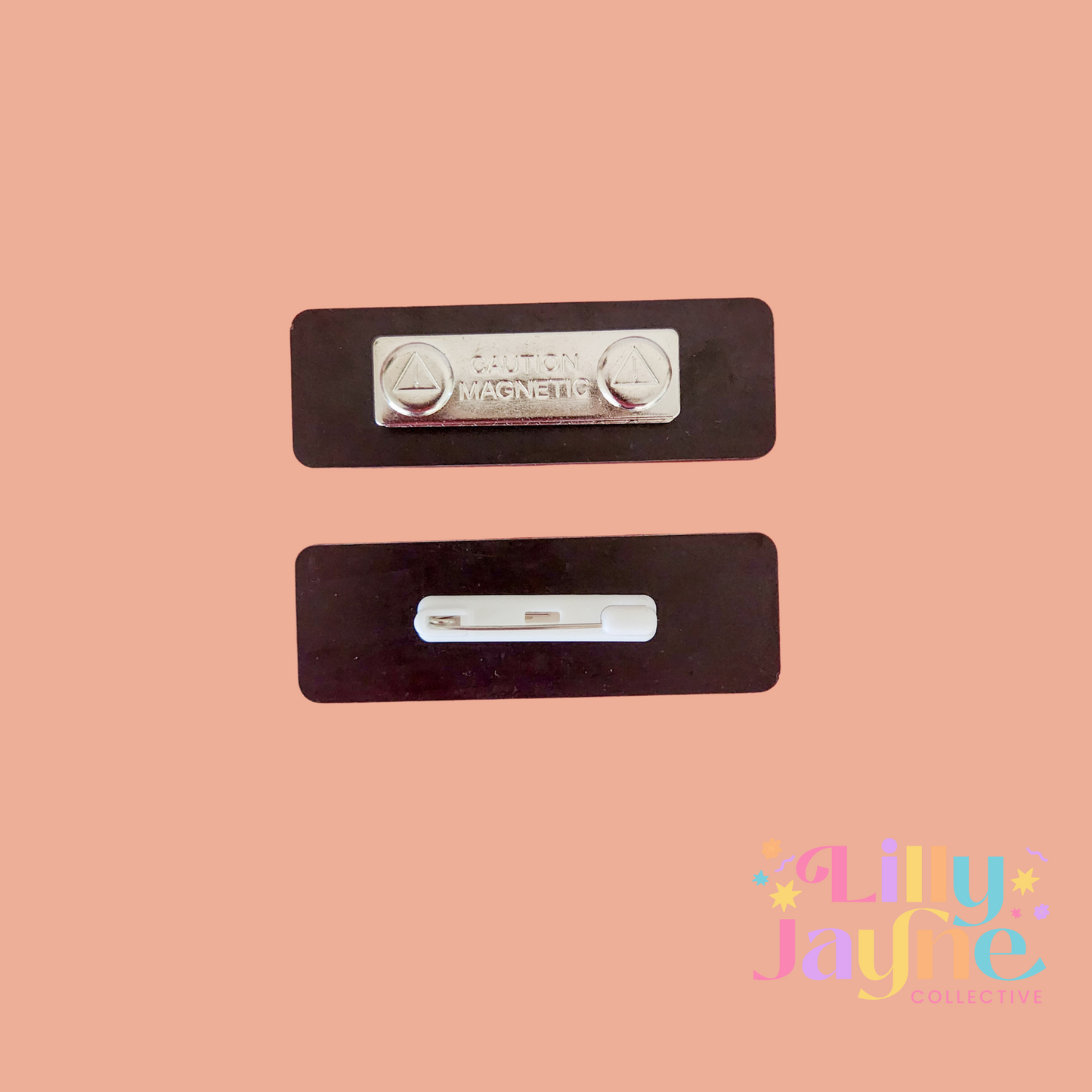 Flora Personalised Name Badge