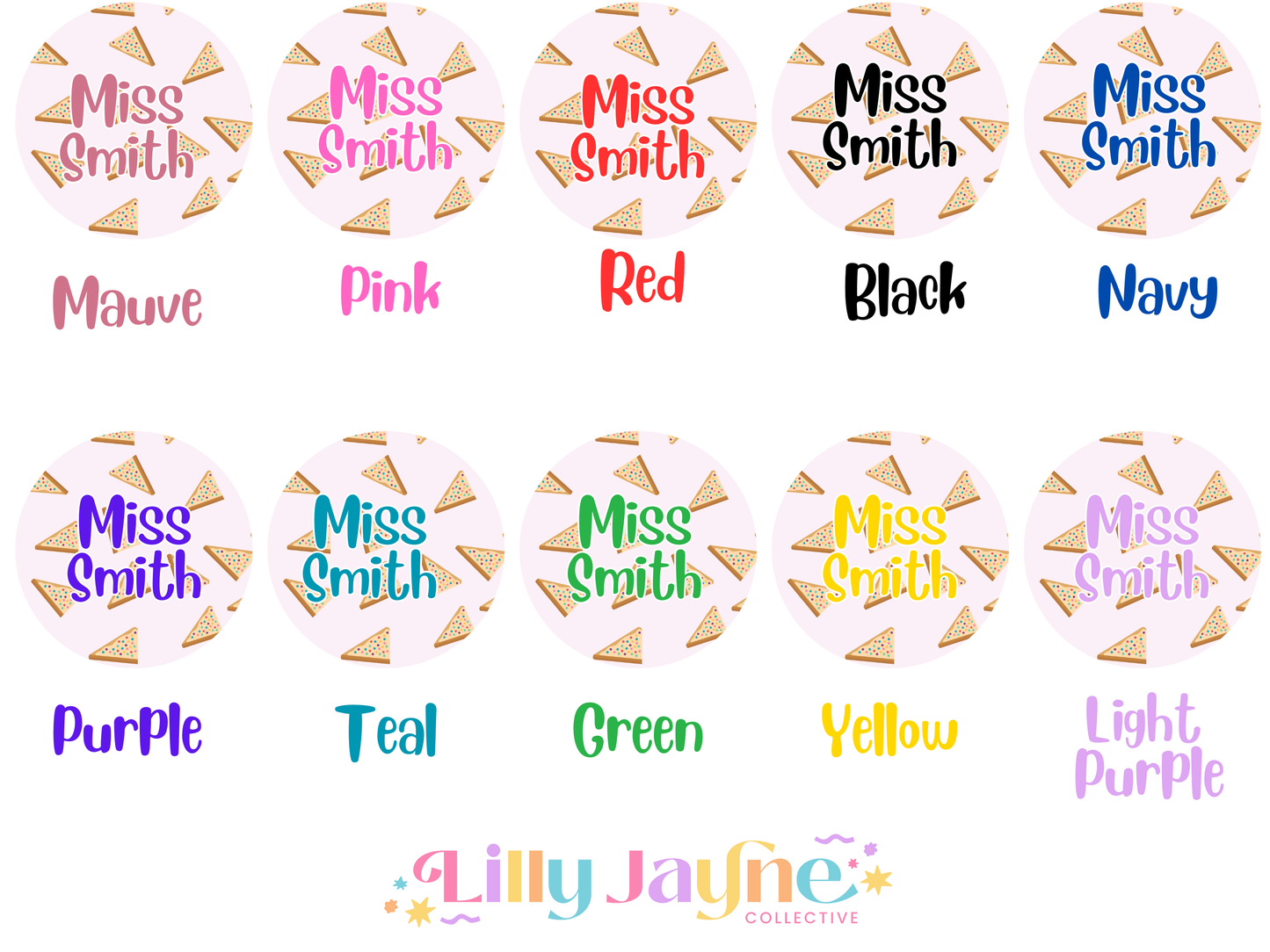 Personalised Teacher Keychain - Fairy Bread