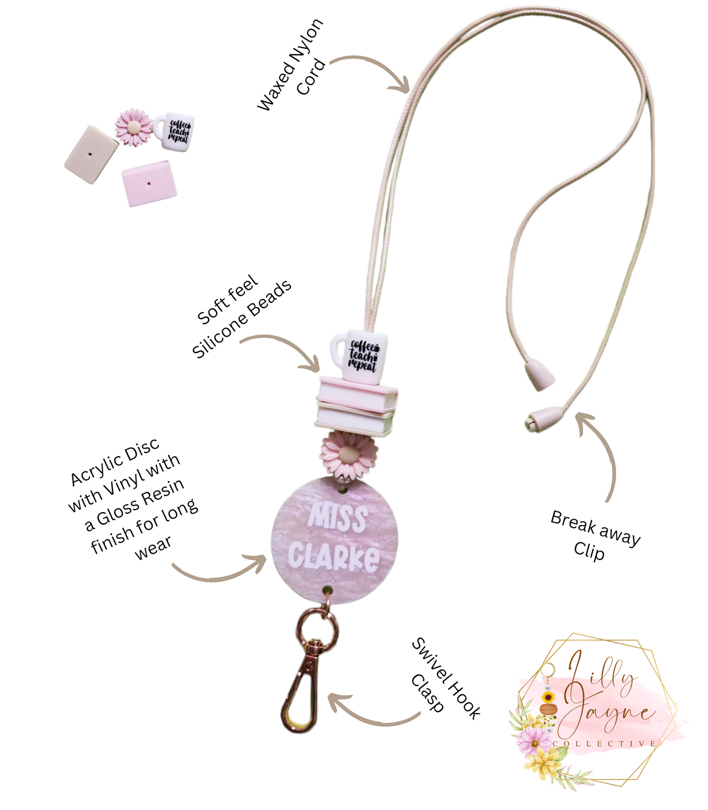Teacher Personalised Lanyard - Garfield Lanyard
