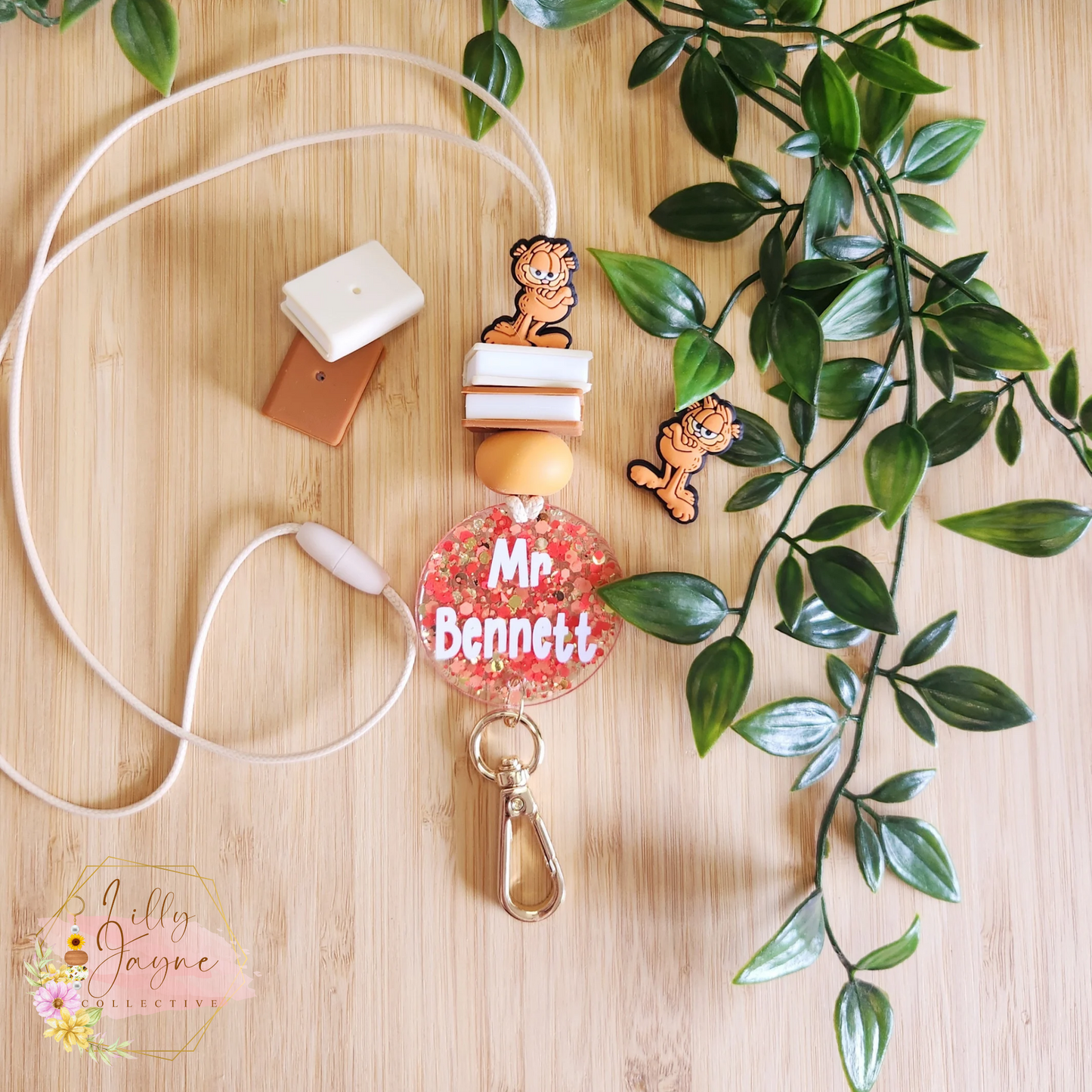 Teacher Personalised Lanyard - Garfield Lanyard
