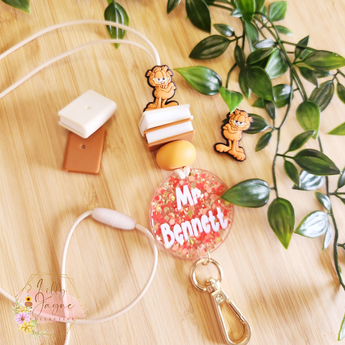 Teacher Personalised Lanyard - Garfield Lanyard