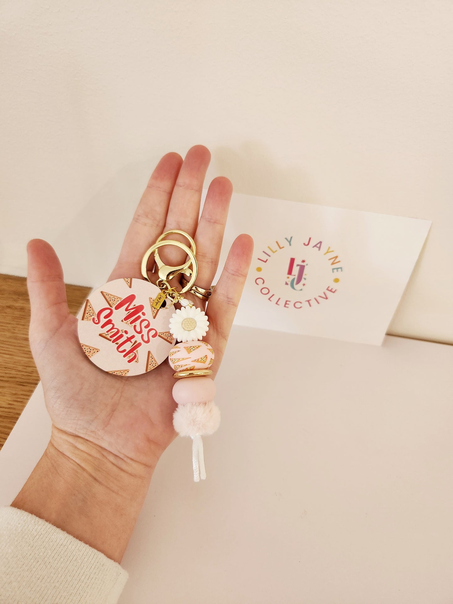 Personalised Teacher Keychain - Fairy Bread