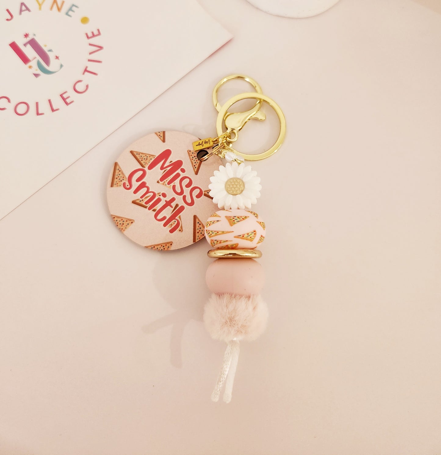 Personalised Teacher Keychain - Fairy Bread