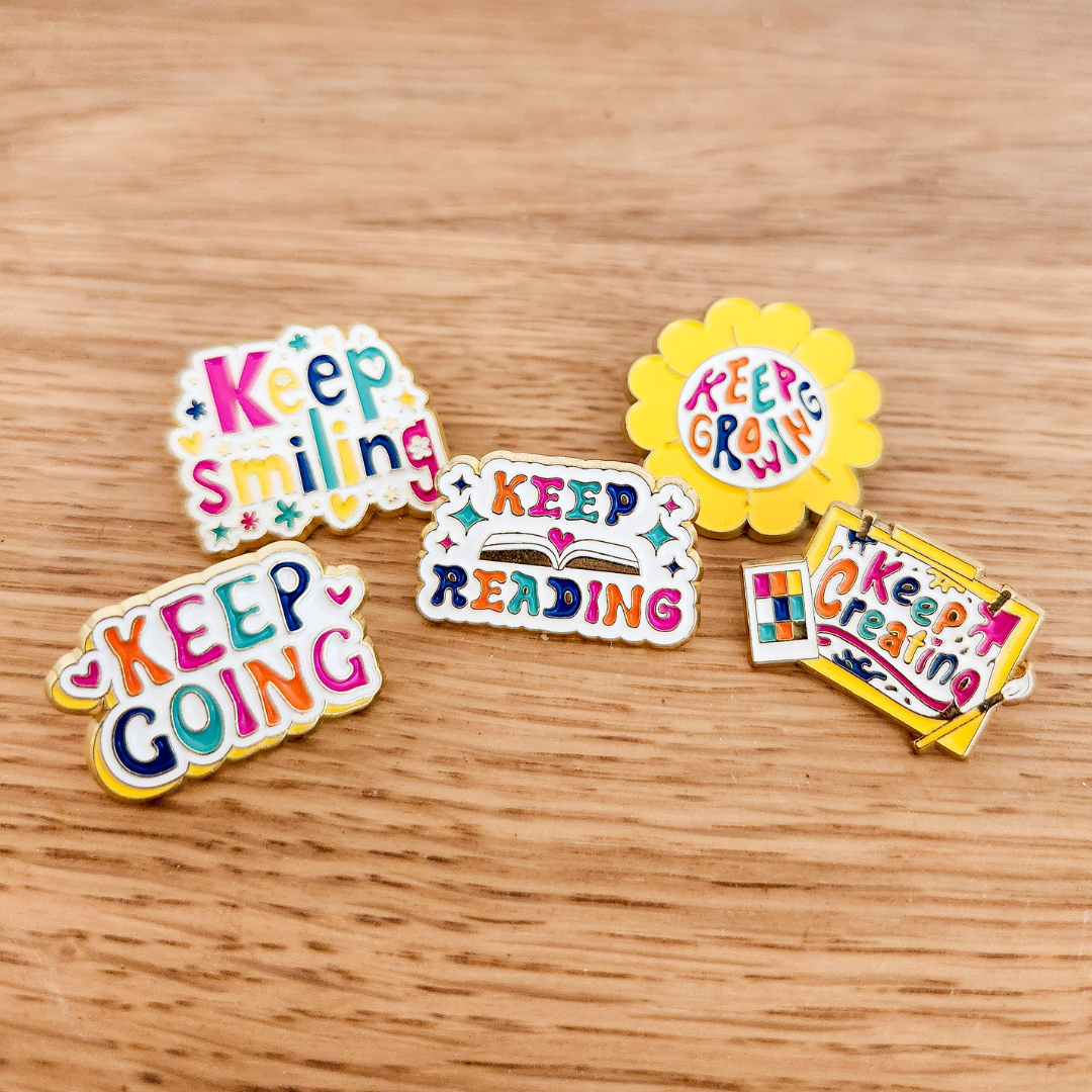 Enjoy the little things Enamel Pin