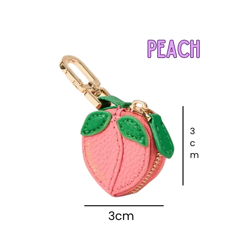 ππ Mini Fruit Coin / AirTag Keychain