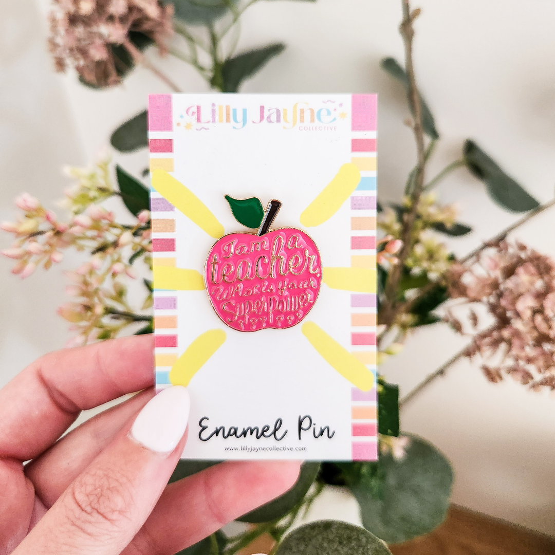 Teacher Enamel Pin