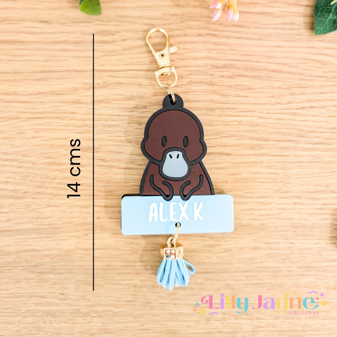 Platypus Personalised Bag Tag