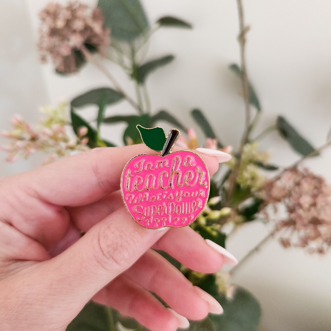 Teacher Enamel Pin