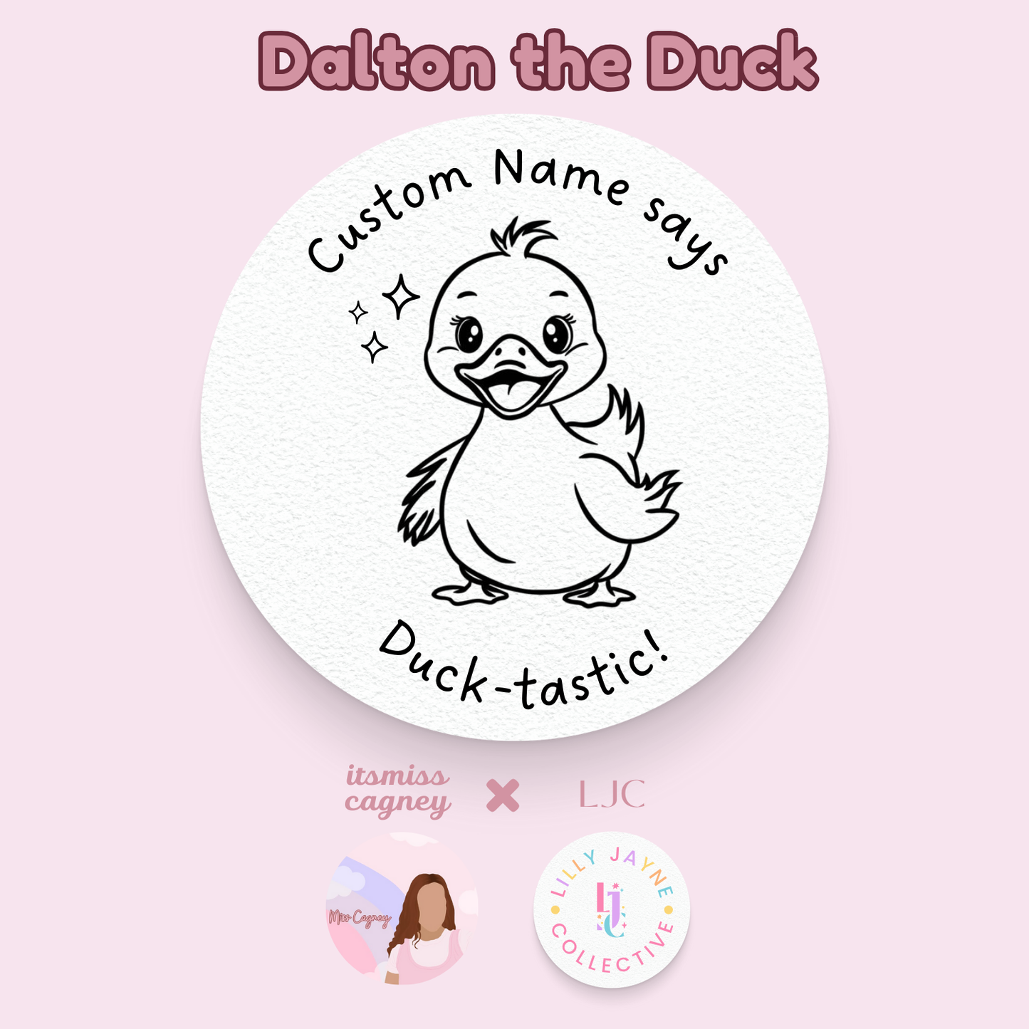 Duck-tastic Personalised Teacher Stamp - Duck