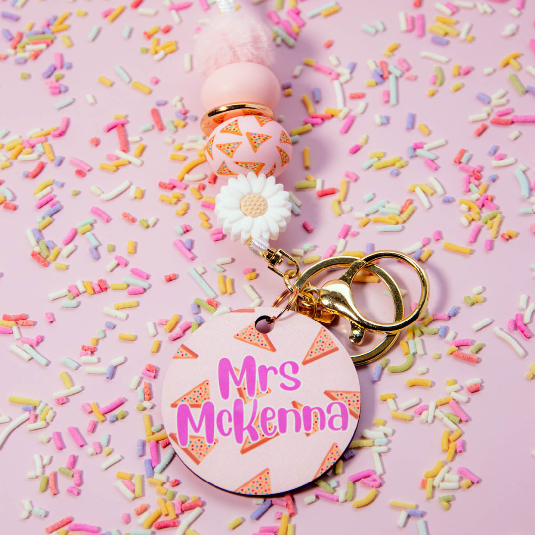 Personalised Teacher Keychain - Fairy Bread