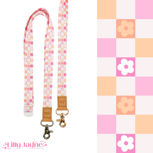 Retro Wild Flower Lanyard