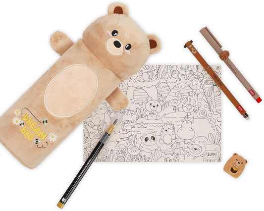 Legami - Plush Pencil Case - Teddy Bear