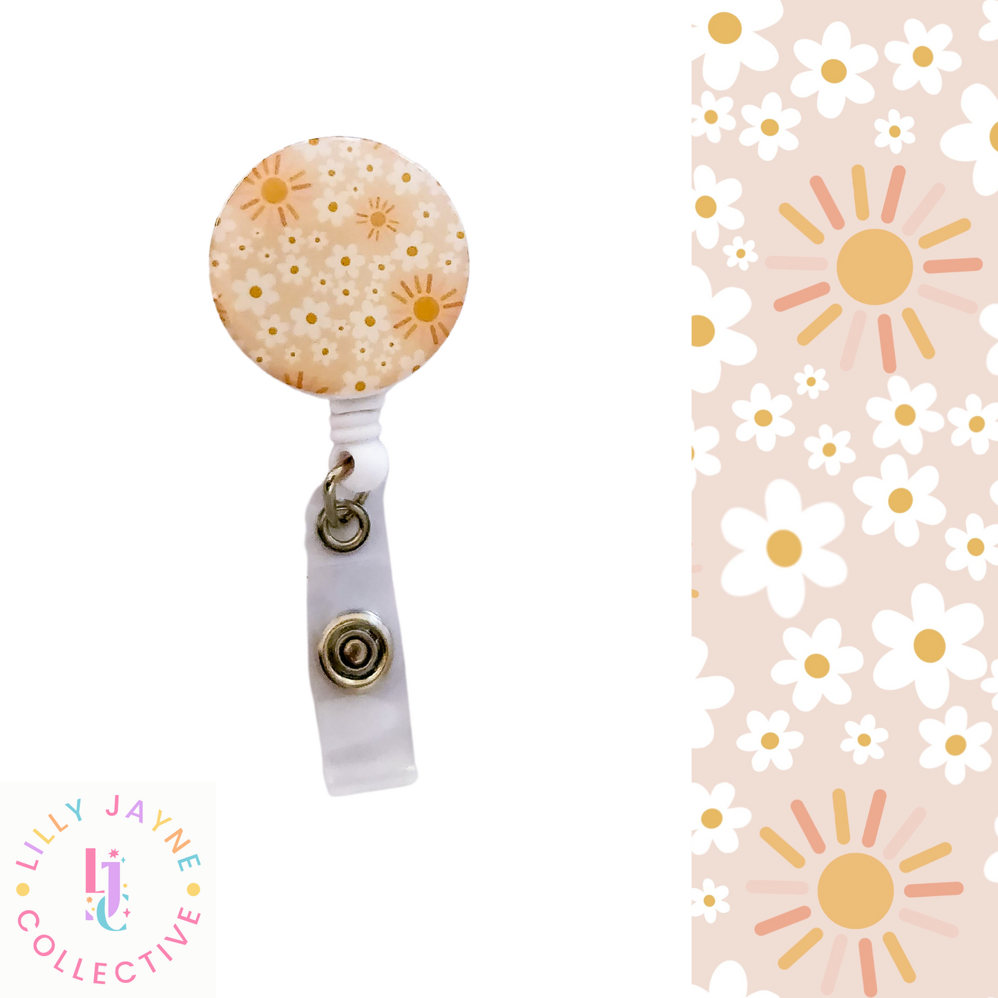 Sunshine and Daisy's ID Reel Badge