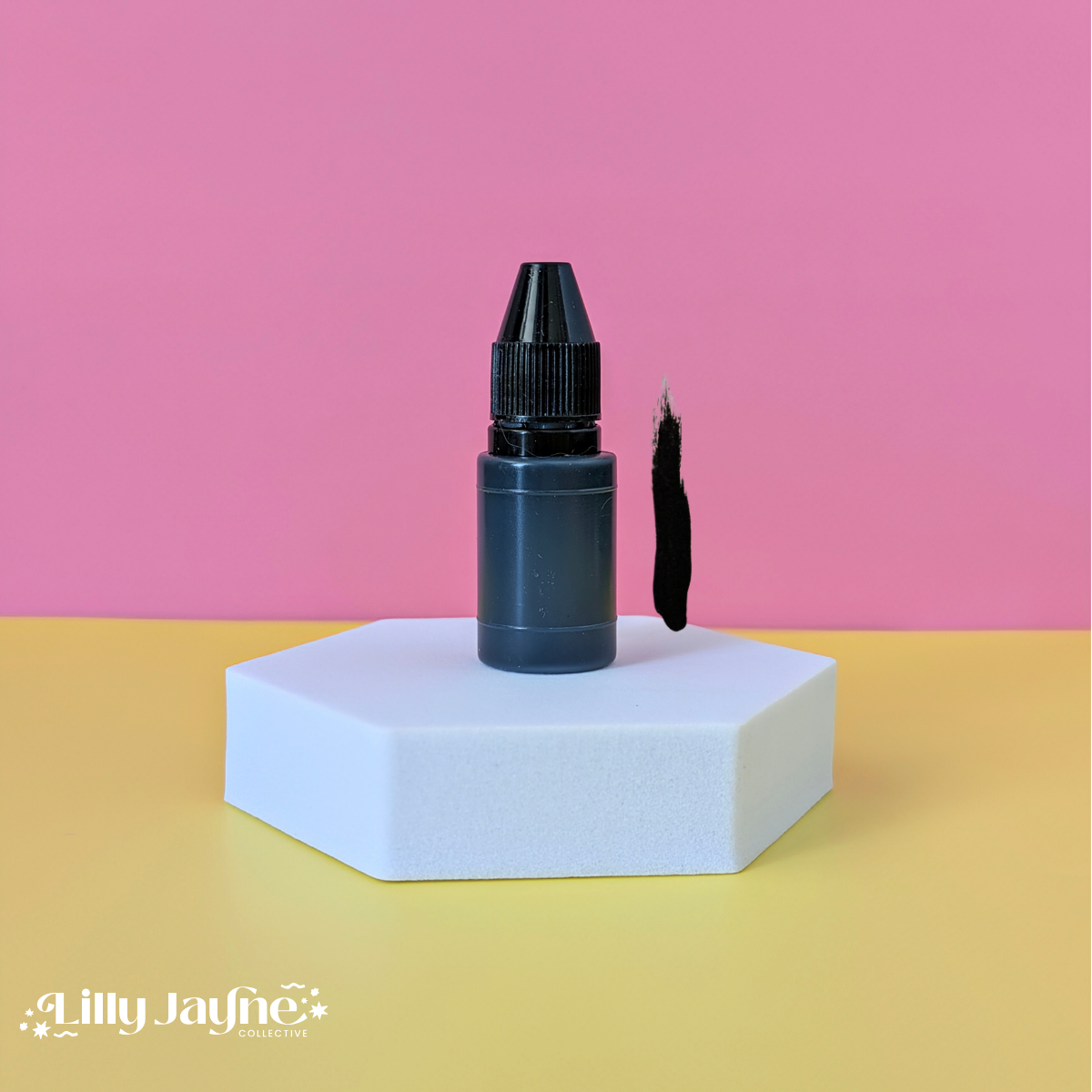 10ml bottle of flash stamp ink in black