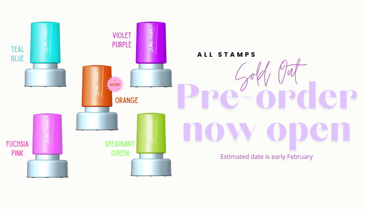 Color swatches of nail polish with text indicating pre-order status on a white background