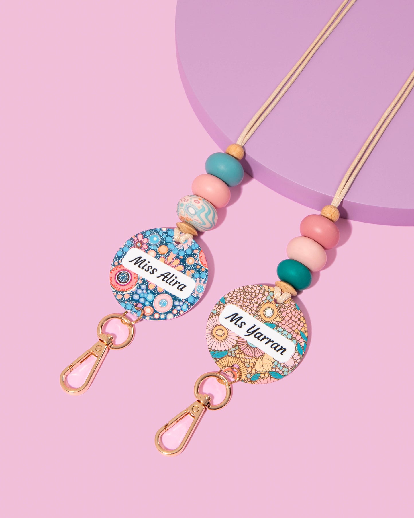 Acacia Personalised Lanyard