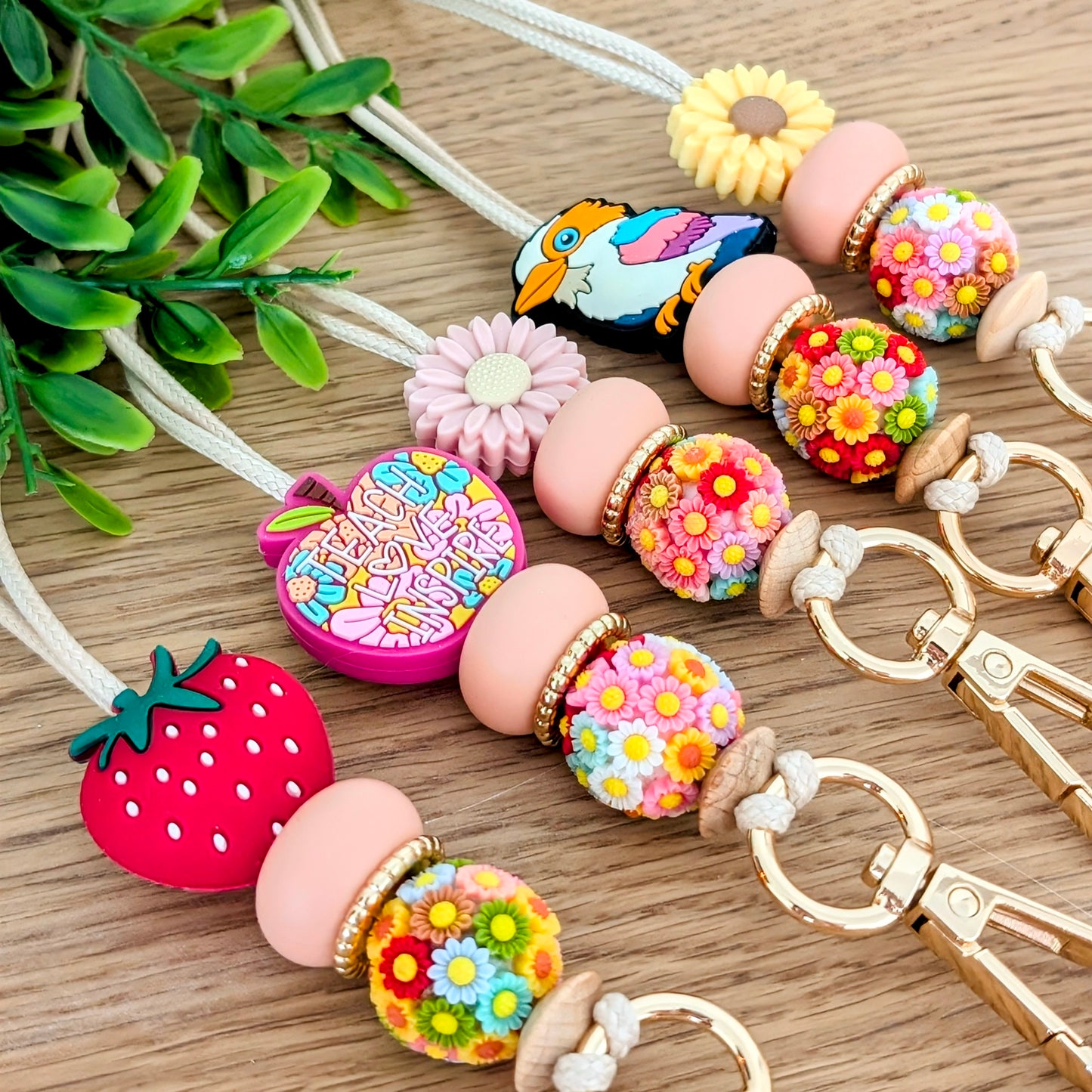 Kookaburra Flower Lanyard