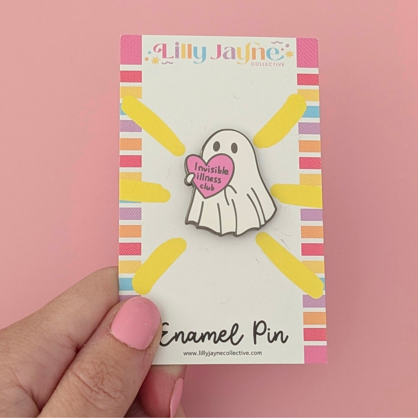 Invisible Illnes Enamel Pin