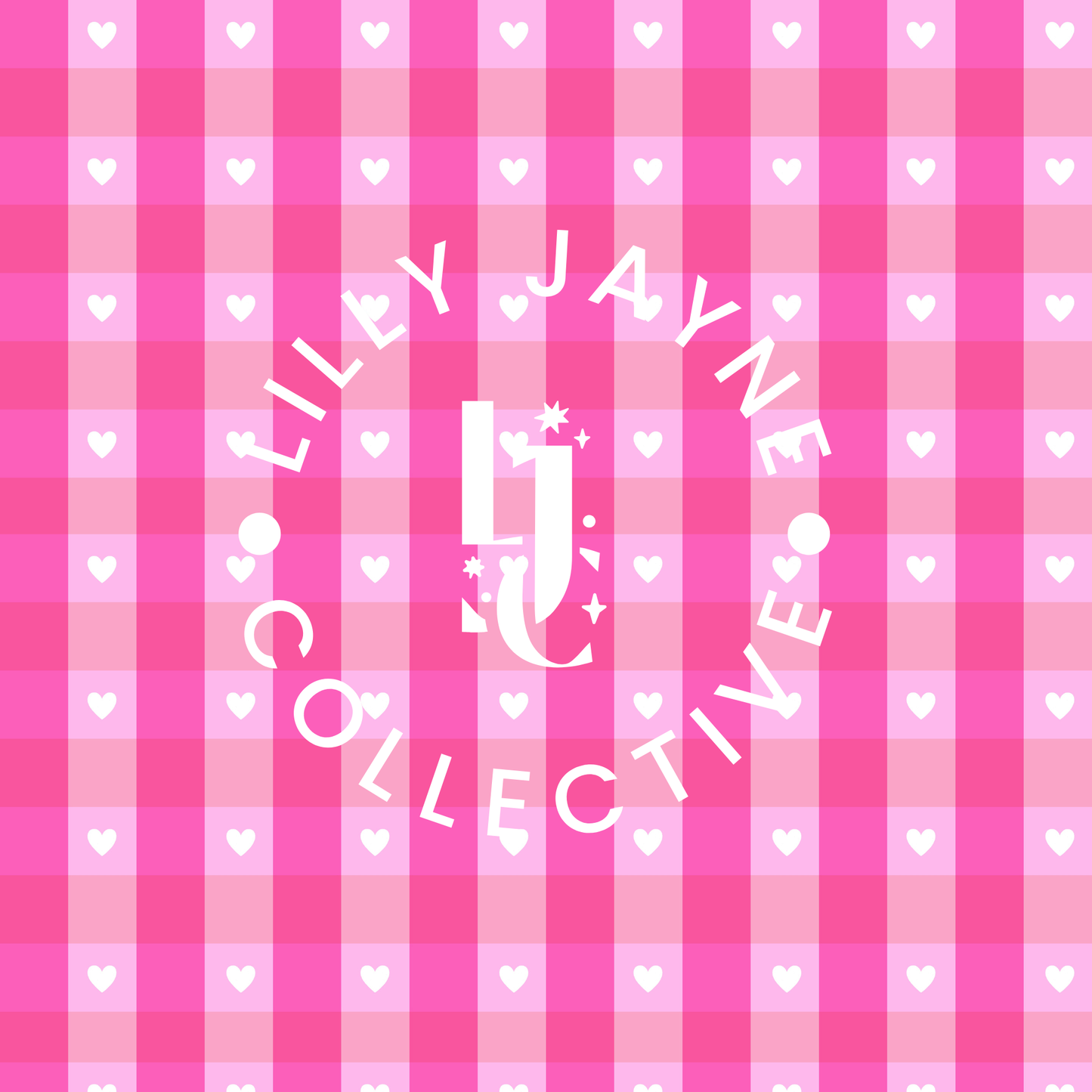 ** PRE-ORDER for Early FEB  ** Sweetheart Gingham Fabric Lanyard