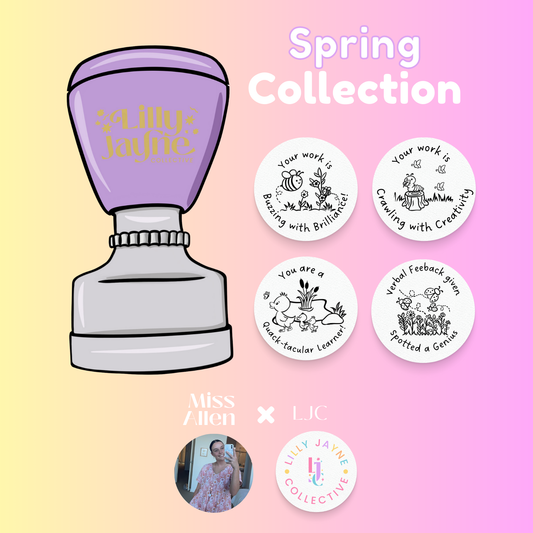 Springtime Pals collection of 4 Stamps