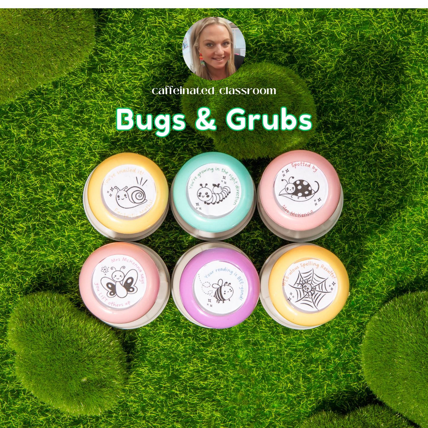 Bugs & Grubs Collection of 6 Stamps