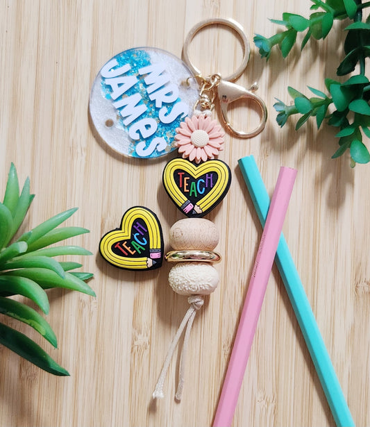 Personalised Teacher Keychain