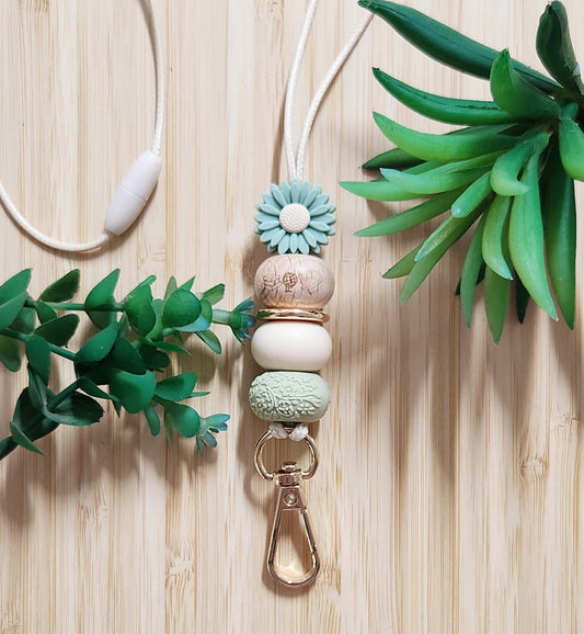 Sage Green Teacher Lanyard