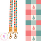 Christmas Fabric Lanyard - Gingham