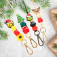 Grinch Silicone Bead Lanyard