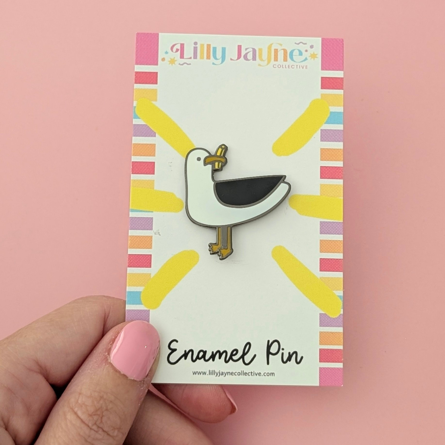 Chippie the Seagull Enamel Pin