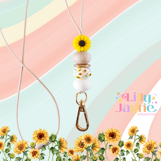 Sunflower Lanyard