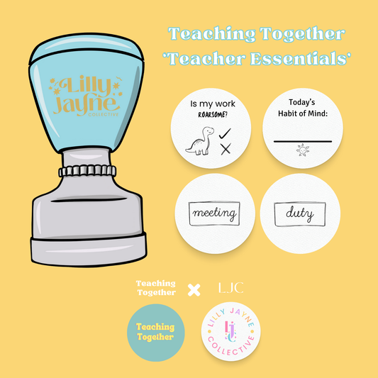 'Teaching Together' Teacher Essentials collection of 4 Stamps