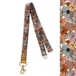 Winter Blooms Fabric Lanyard