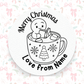 🎁 Christmas Gingerbread Merry Christmas - Love from ☃️🍪 – Personalised Pre-Ink Stamp