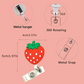 Strawberry Reel Badge - ID Holder