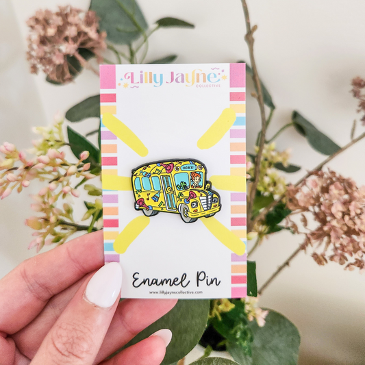 Magic School Bus Enamel Pin