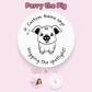 Hogging the spotlight! Personalised Teacher Stamp - Pig