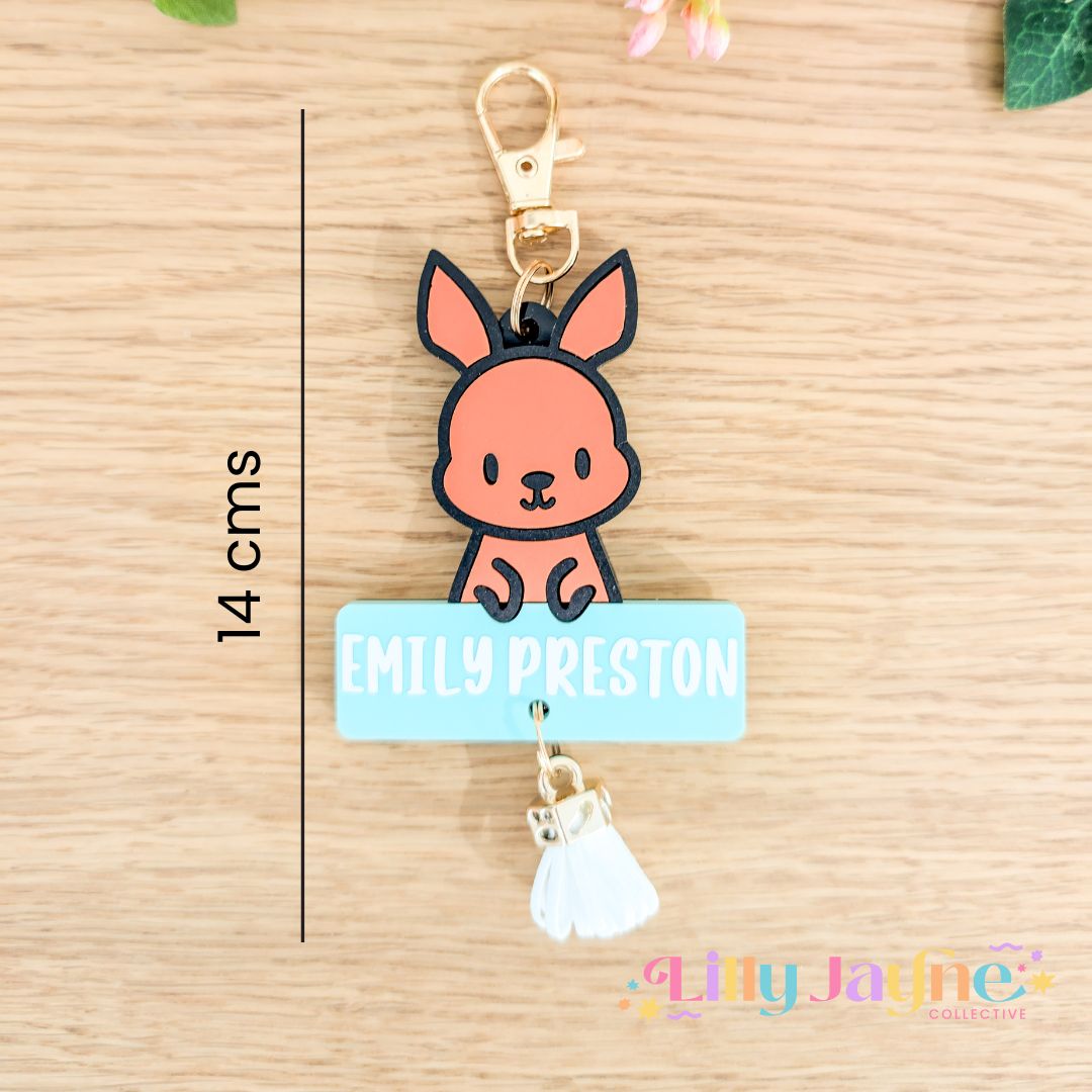 Kangaroo Personalised Bag Tag