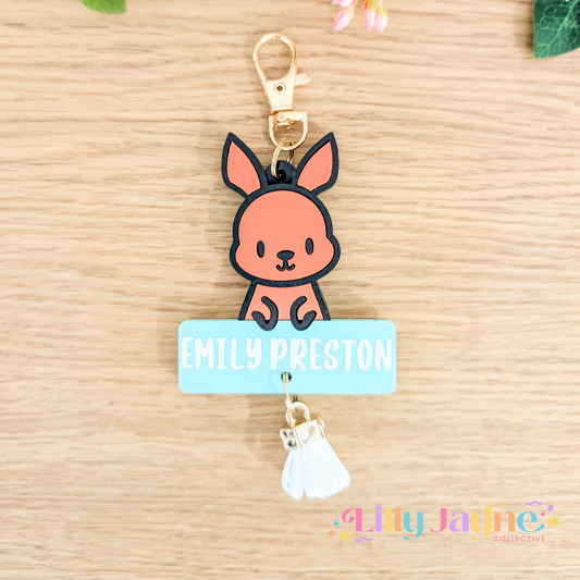 Kangaroo Personalised Bag Tag