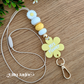 Daisy Flower Power Personalised Lanyard