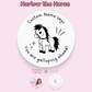 You are galloping ahead! Personalised Teacher Stamp - Horse