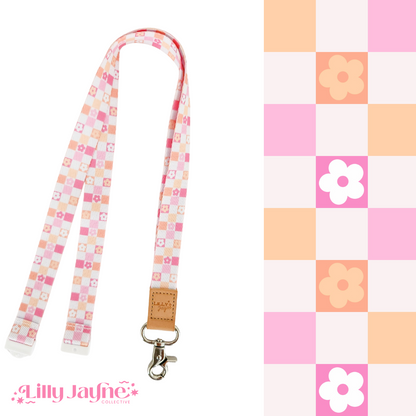 Retro Wild Flower Lanyard