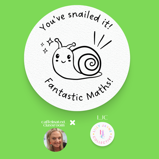 You've snailed it -Fantastic Maths! Stamp