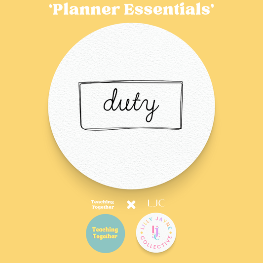 Duty - Planner Stamp