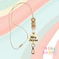 Beige daisy flower with beige coloured silicone beads and gold clasp