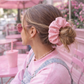 Pink Petal Luxe Hair Scrunchie