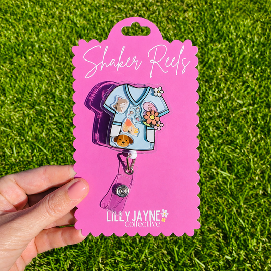 NICU / Neonatal Nurse Shaker Reel Badge
