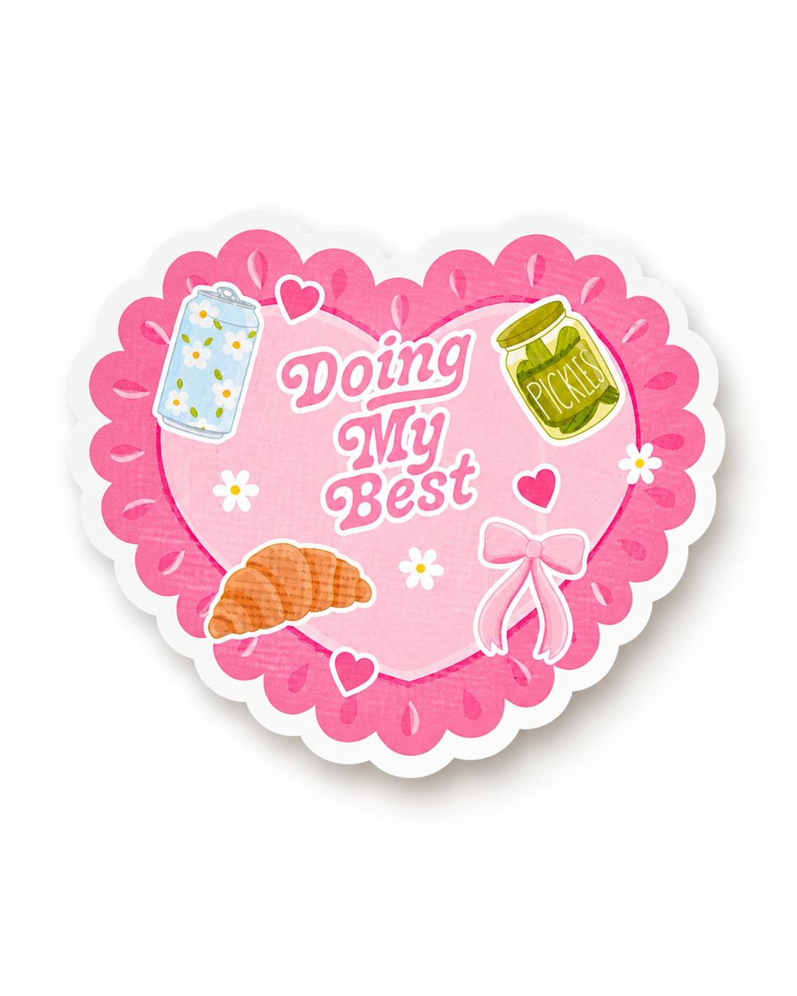 ** Coming May 21 ** Doing my best Vinyl Sticker | 7cm Bookish Decal | Matte & Holographic Stars Finish