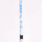 Lanyard with a blue and pink pattern on a white background