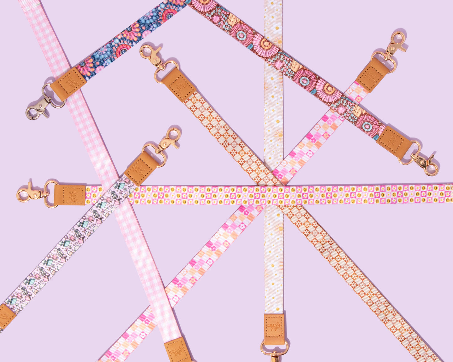 Spring Blooms Fabric Lanyard